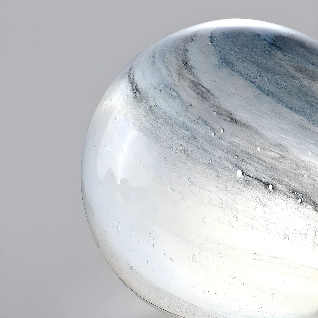 Unique Glass Globe Planet Design Table Lamp for Living Room Image - 14 | homeyfad