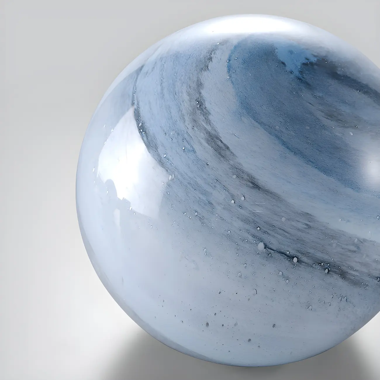 Unique Glass Globe Planet Design Table Lamp for Living Room Image - 15 | homeyfad