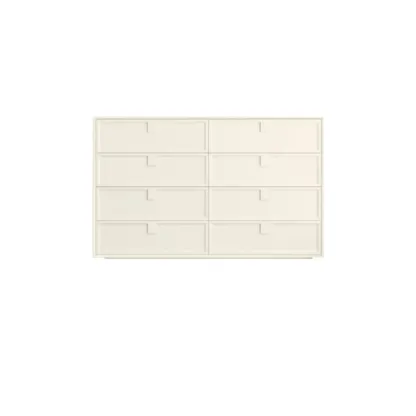 Modern White Bedroom Accent Cabinet with Multi-Size Options