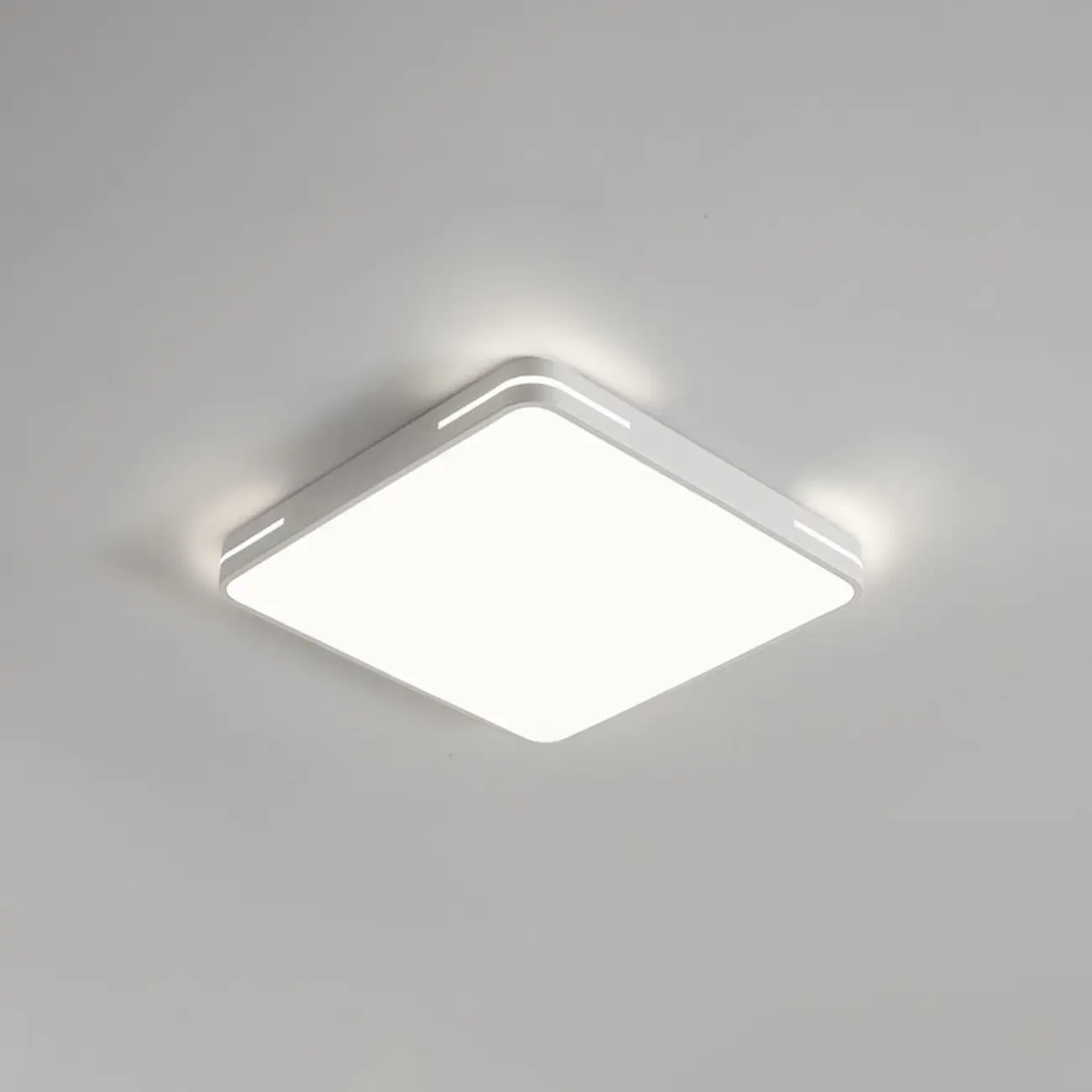 Dimmable LED Flush Mount Ceiling Light with Square/Round Image - 18 | homeyfad