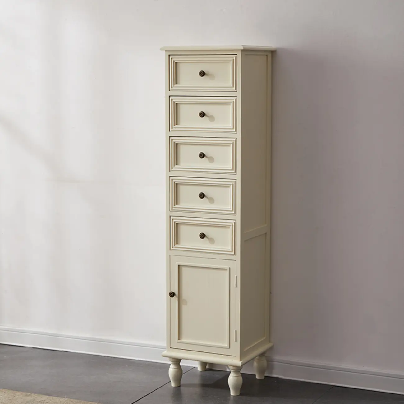 Modern Rectangular Accent Cabinet with Exterior Shelf   Image - 14 | homeyfad