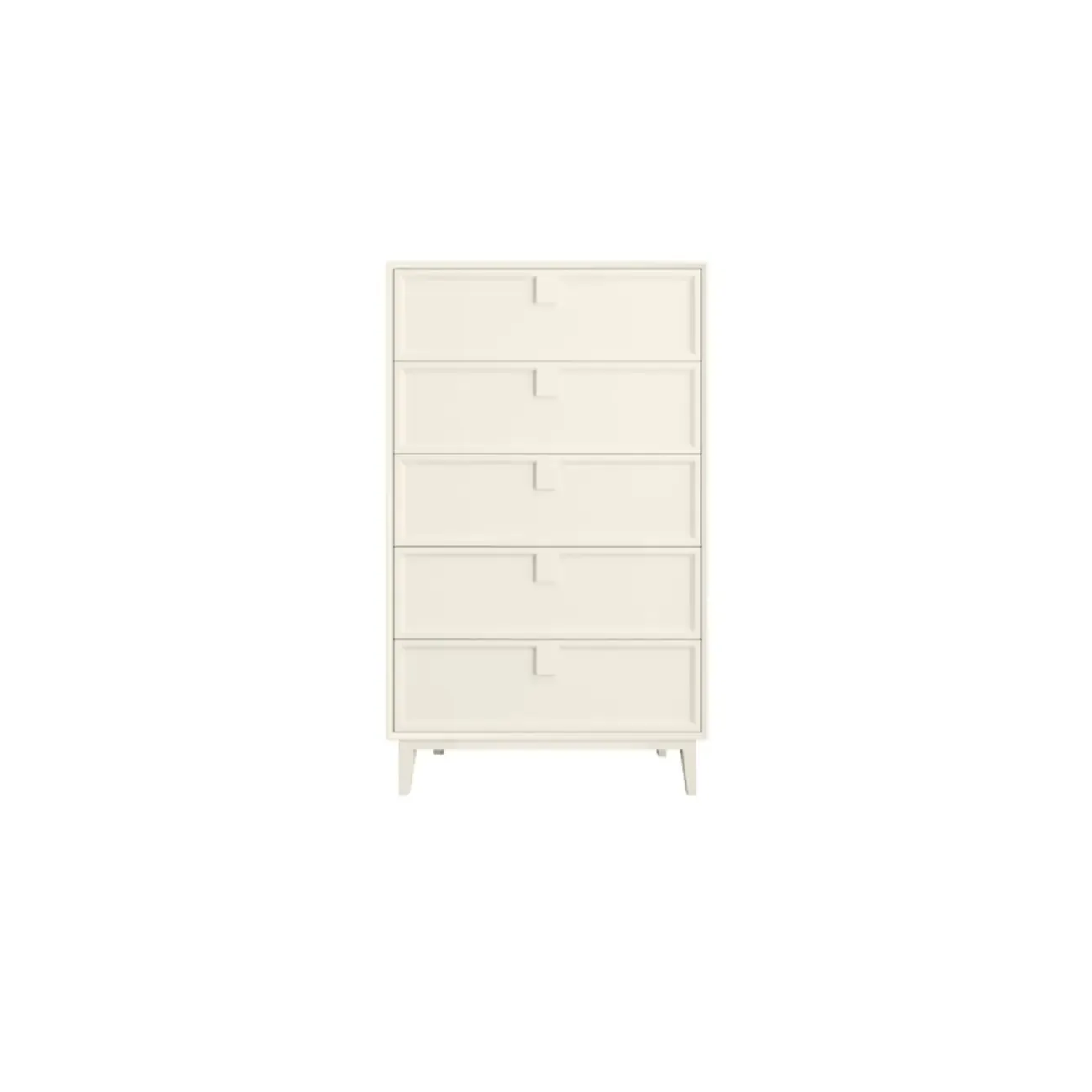 Modern White Bedroom Accent Cabinet with Multi-Size Options