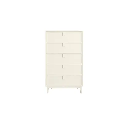 Modern White Bedroom Accent Cabinet with Multi-Size Options