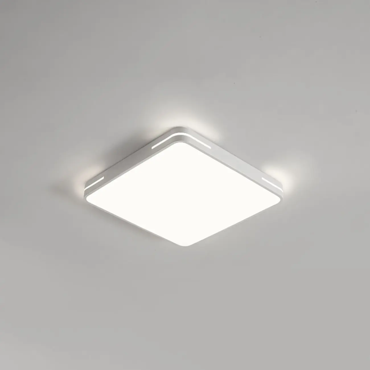 Dimmable LED Flush Mount Ceiling Light with Square/Round Image - 20 | homeyfad