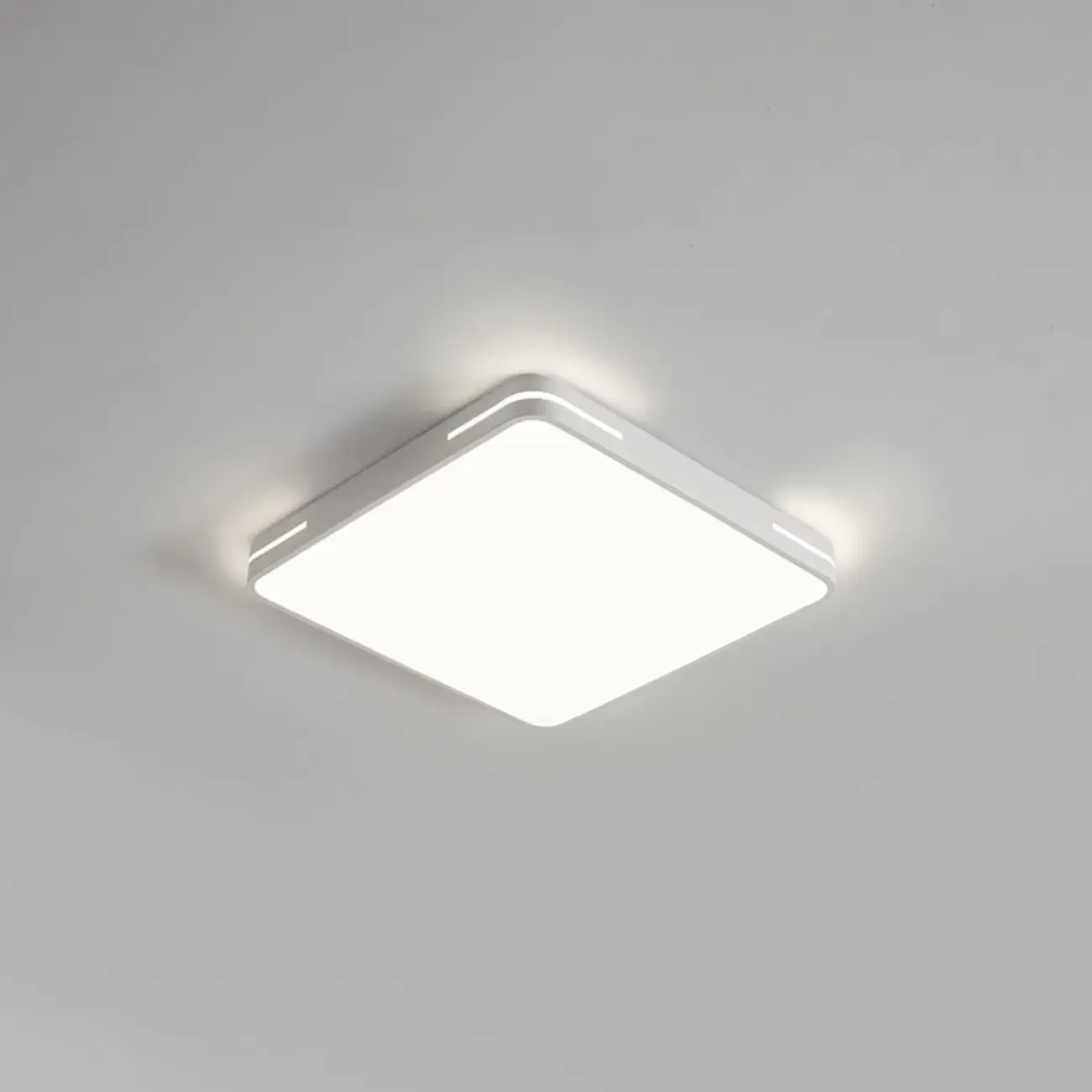 Dimmable LED Flush Mount Ceiling Light with Square/Round Image - 20