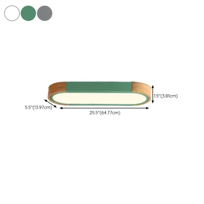 Modern LED Flush Mount Ceiling Light for Residential Spaces Image - 21