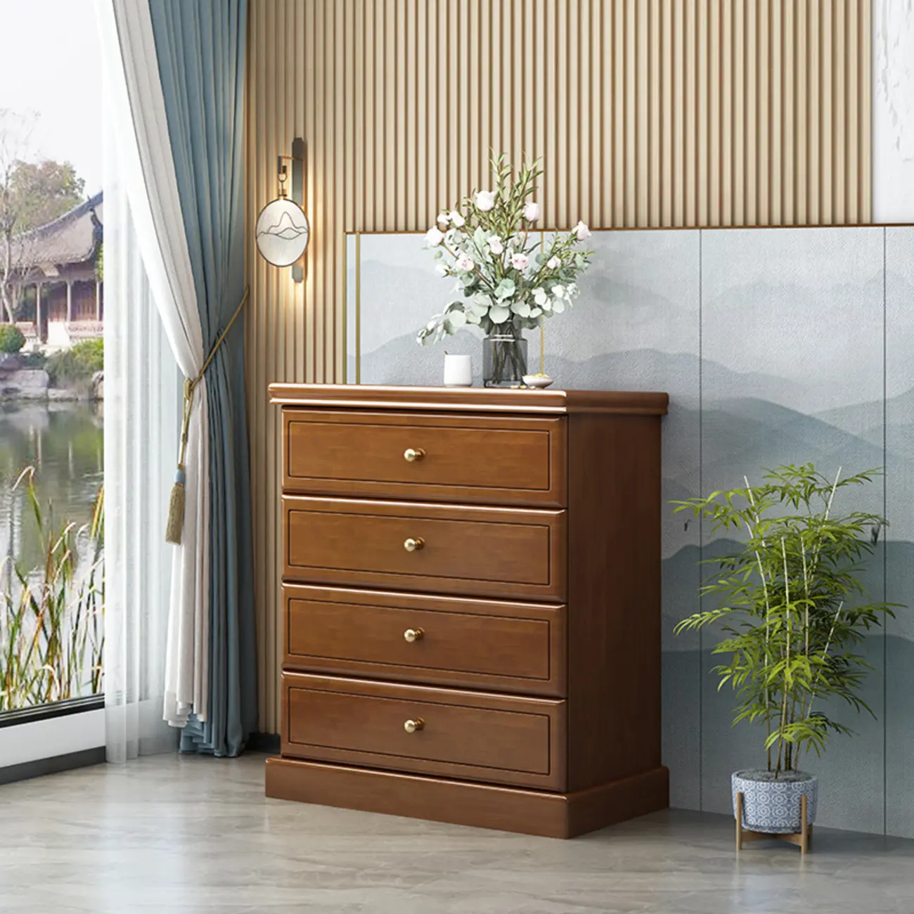 Modern Versatile Grey Wooden Cabinet for Home Storage Image - 14 | homeyfad