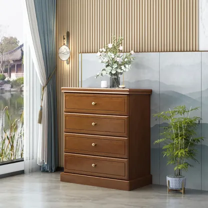 Modern Versatile Grey Wooden Cabinet for Home Storage Image - 14