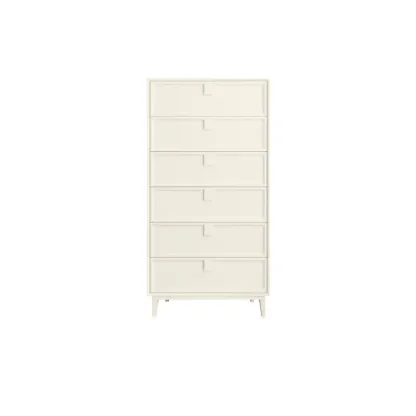 Modern White Bedroom Accent Cabinet with Multi-Size Options