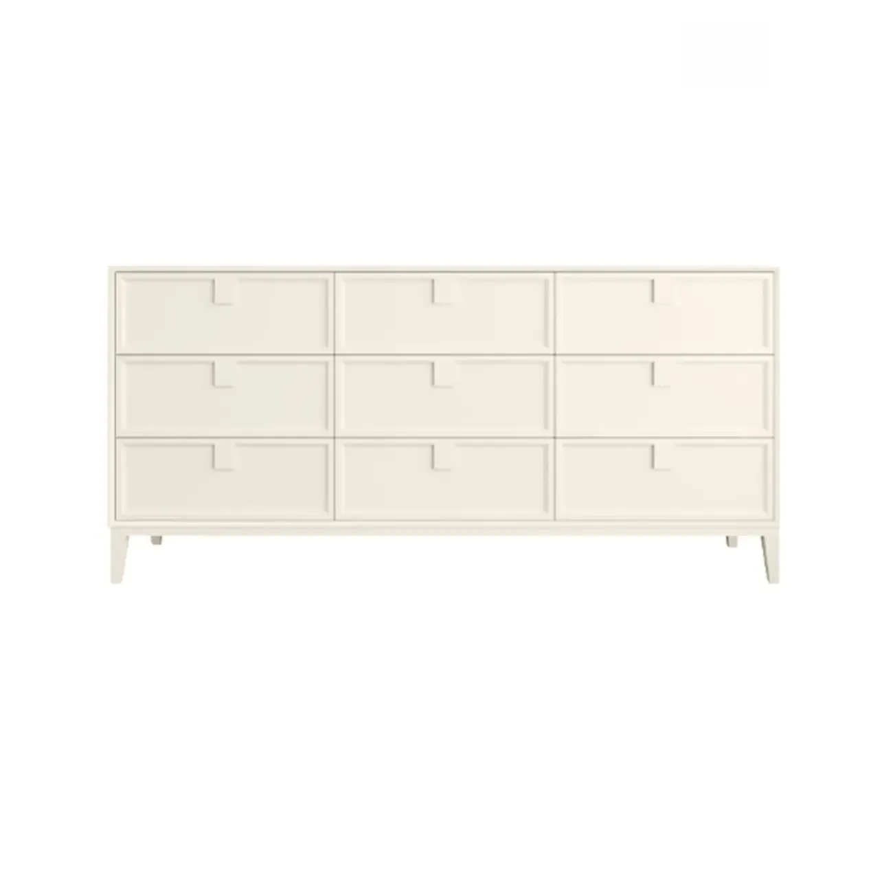 Modern White Bedroom Accent Cabinet with Multi-Size Options