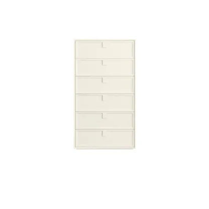 Modern White Bedroom Accent Cabinet with Multi-Size Options