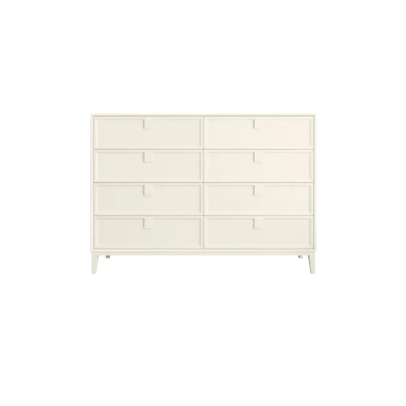 Modern White Bedroom Accent Cabinet with Multi-Size Options