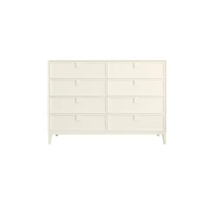 Modern White Bedroom Accent Cabinet with Multi-Size Options