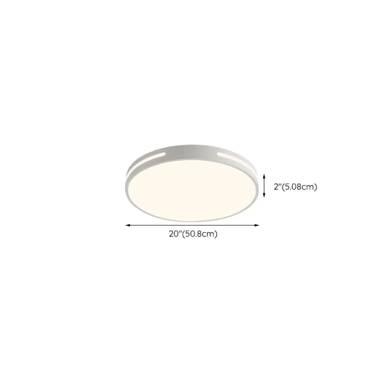 Dimmable LED Flush Mount Ceiling Light with Square/Round Image - 25