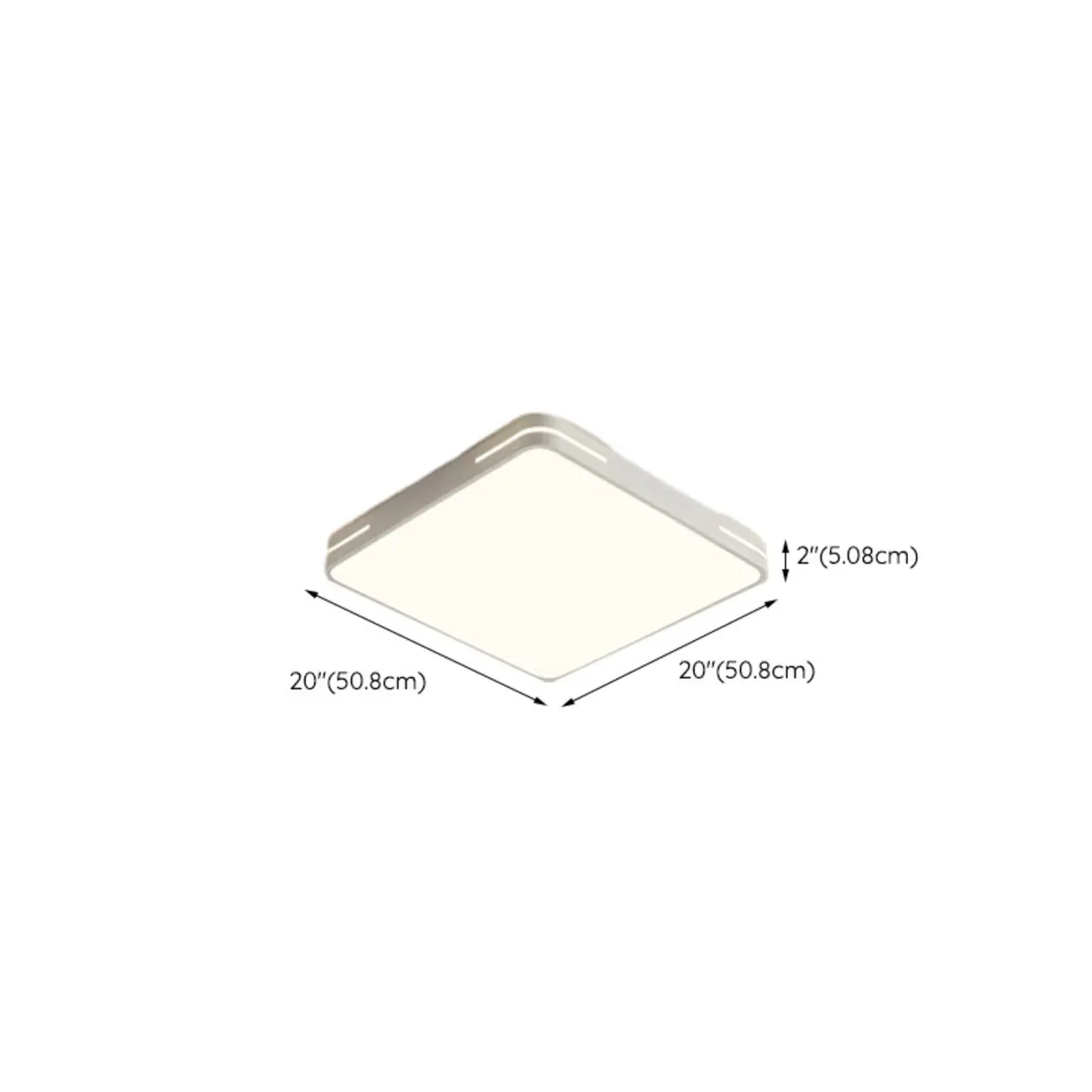 Dimmable LED Flush Mount Ceiling Light with Square/Round Image - 26 | homeyfad