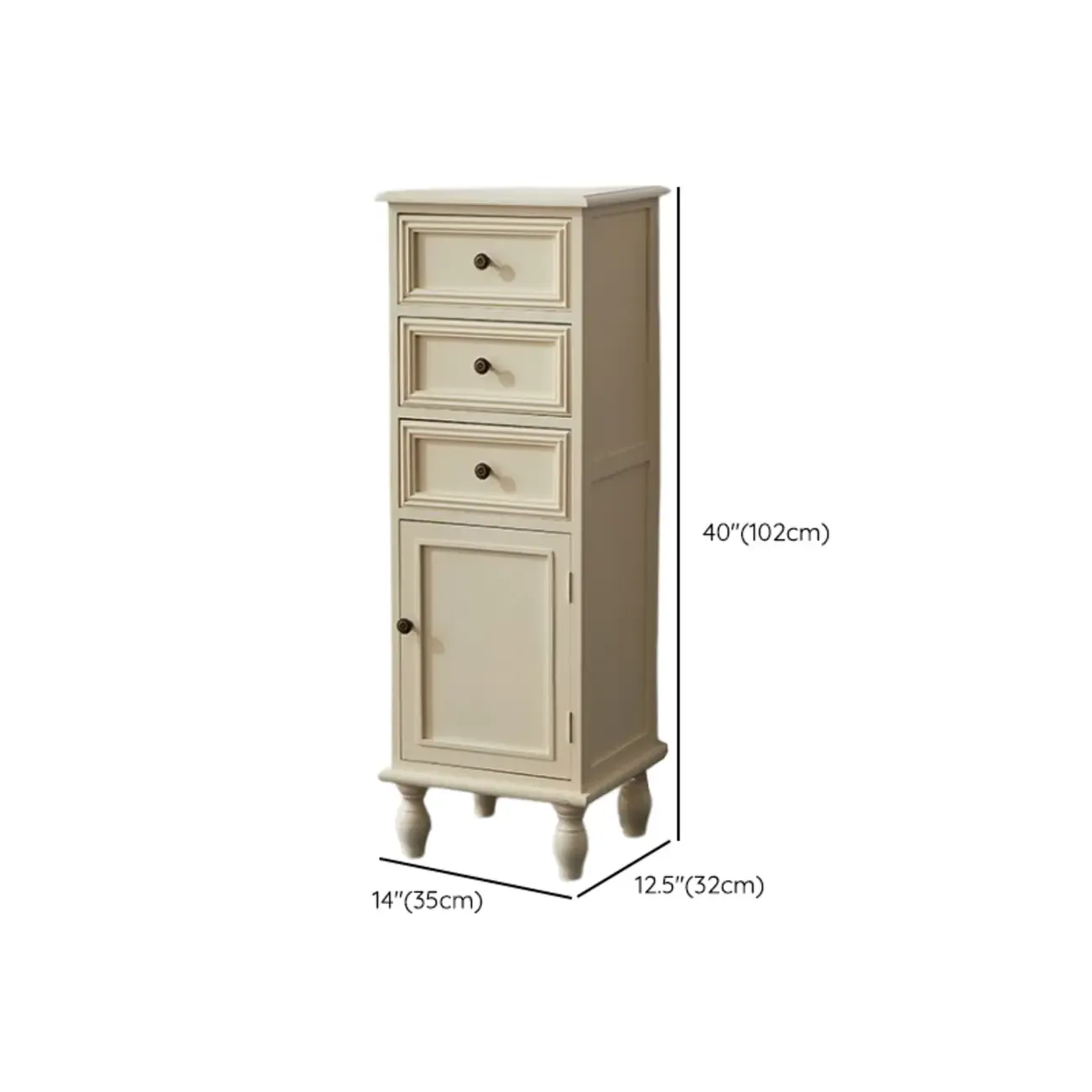 Modern Rectangular Accent Cabinet with Exterior Shelf   Image - 23