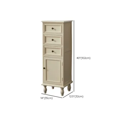 Modern Rectangular Accent Cabinet with Exterior Shelf   Image - 23