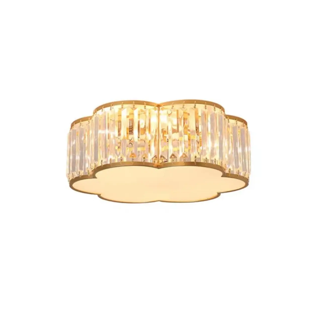 19 to 20 Inch Crystal Ceiling Light for Modern Living Room  Image - 5 | homeyfad