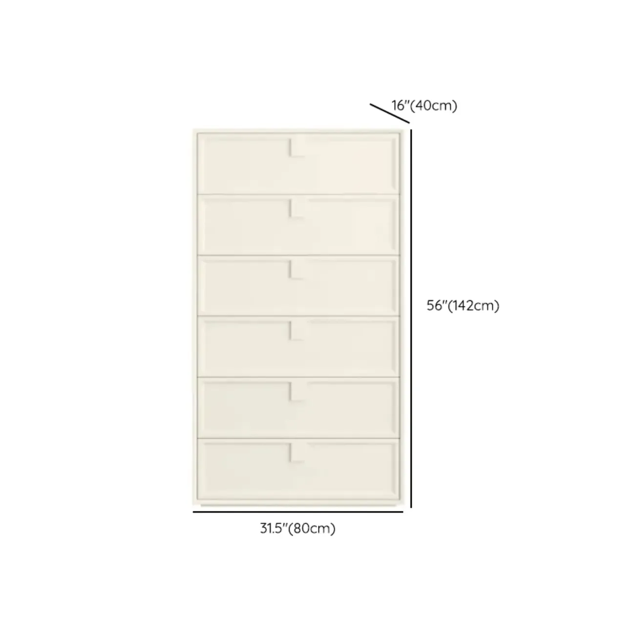 Modern White Bedroom Accent Cabinet with Multi-Size Options Image - 16