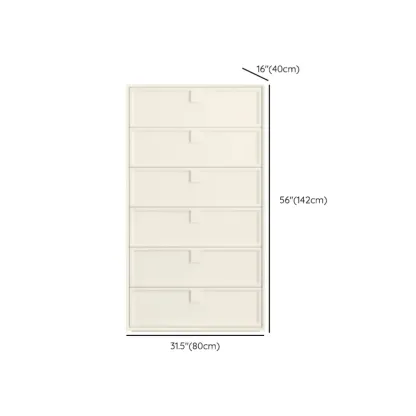 Modern White Bedroom Accent Cabinet with Multi-Size Options Image - 16