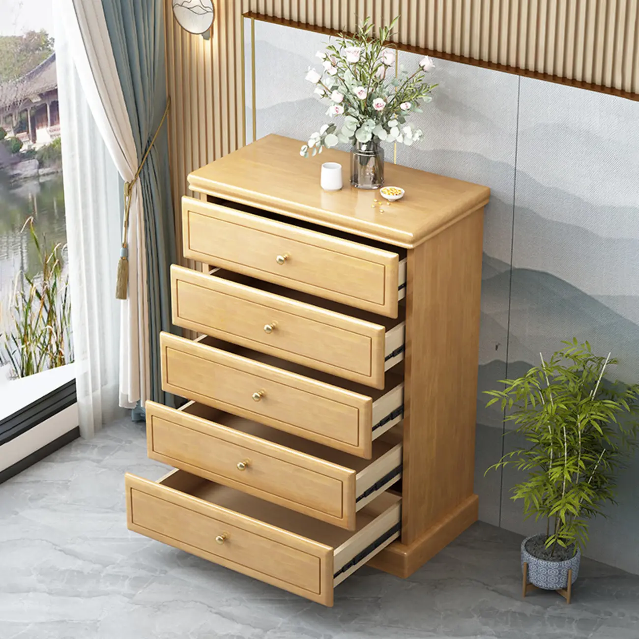 Modern Versatile Grey Wooden Cabinet for Home Storage Image - 24 | homeyfad