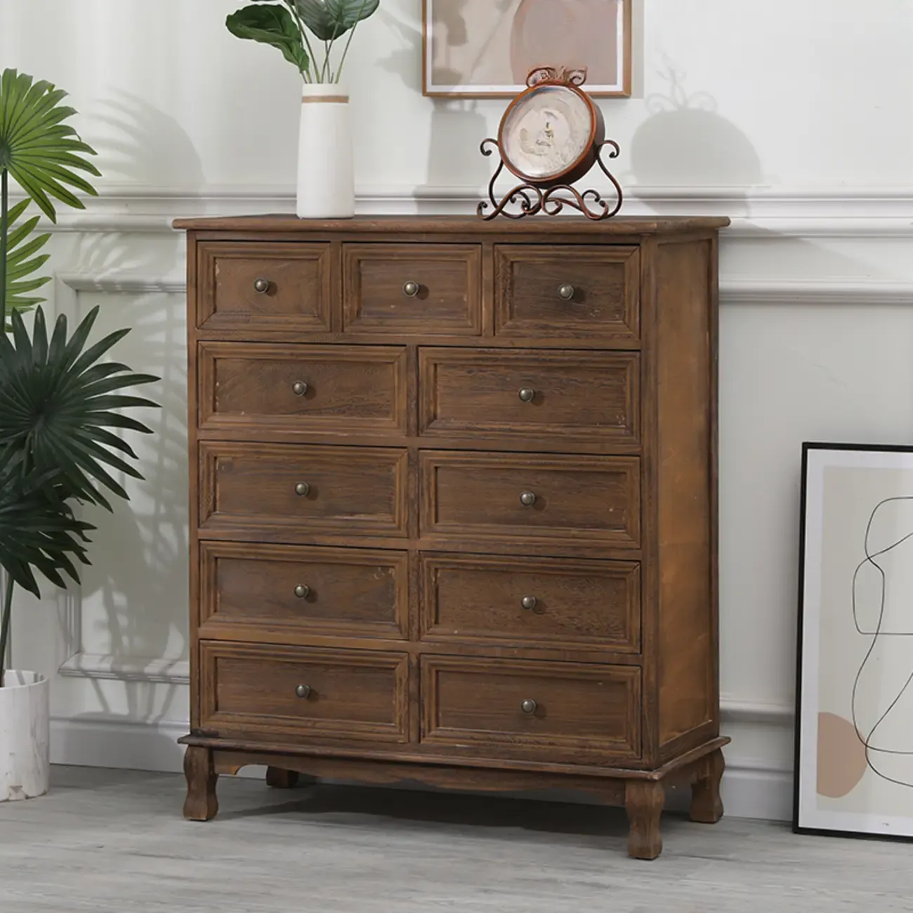 Rustic Accent Cabinet for Parlor Storage with 8 Sizes Image - 6