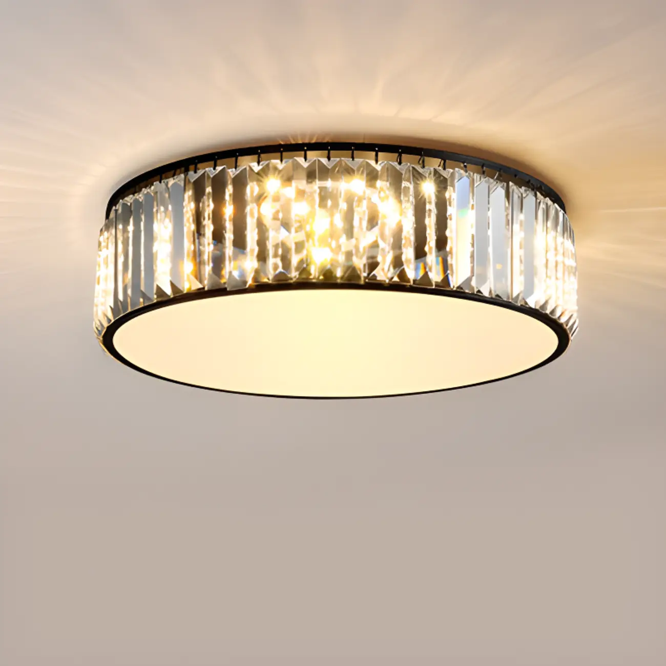 19 to 20 Inch Crystal Ceiling Light for Modern Living Room  Image - 8 | homeyfad