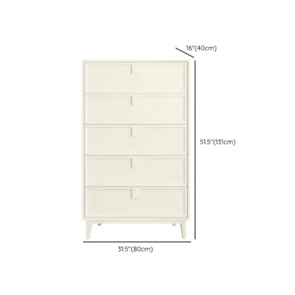 Modern White Bedroom Accent Cabinet with Multi-Size Options Image - 20