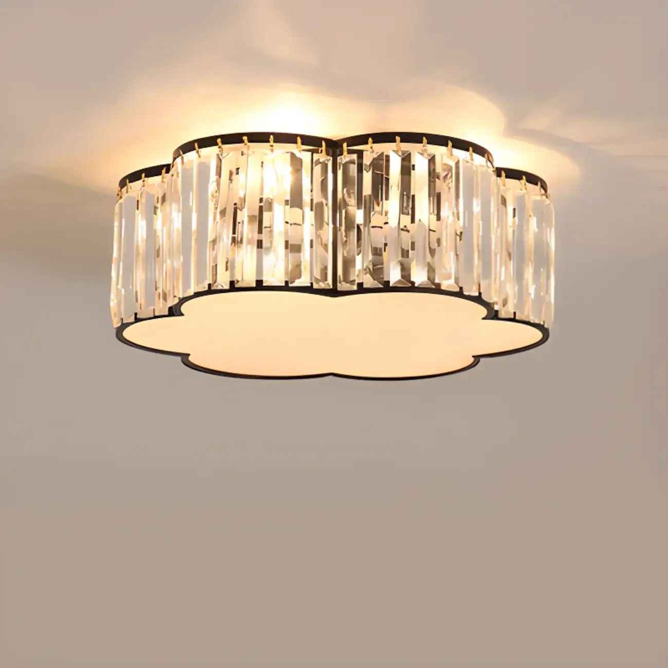 19 to 20 Inch Crystal Ceiling Light for Modern Living Room  Image - 9