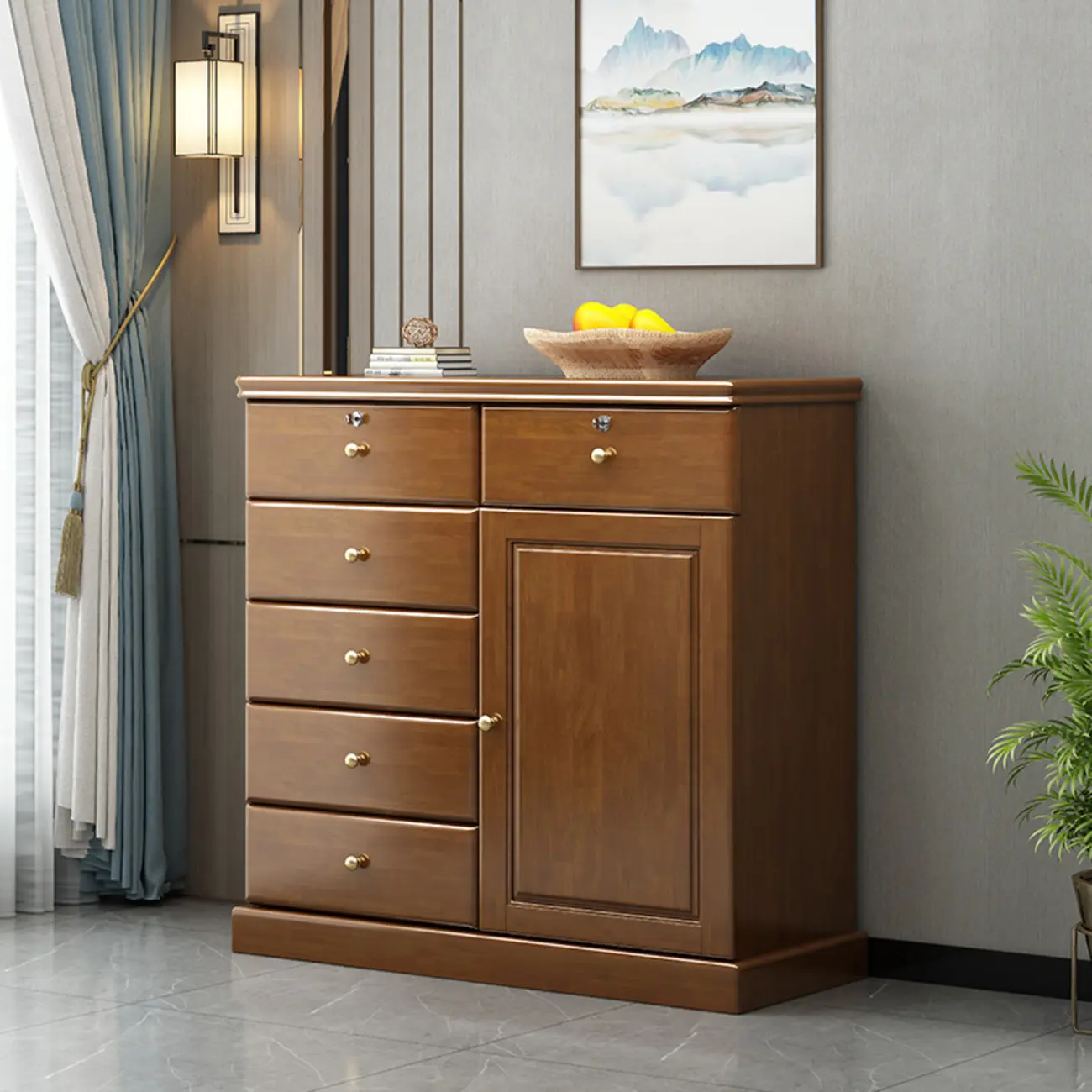 Modern Versatile Grey Wooden Cabinet for Home Storage Image - 26 | homeyfad