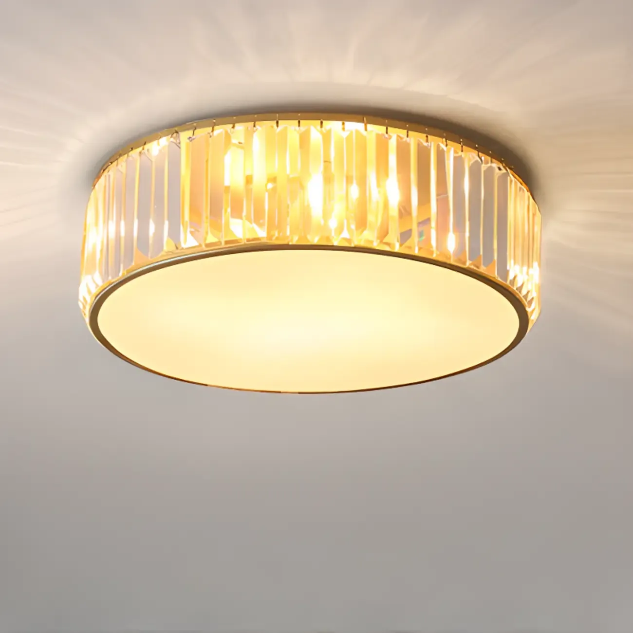 19 to 20 Inch Crystal Ceiling Light for Modern Living Room  Image - 10