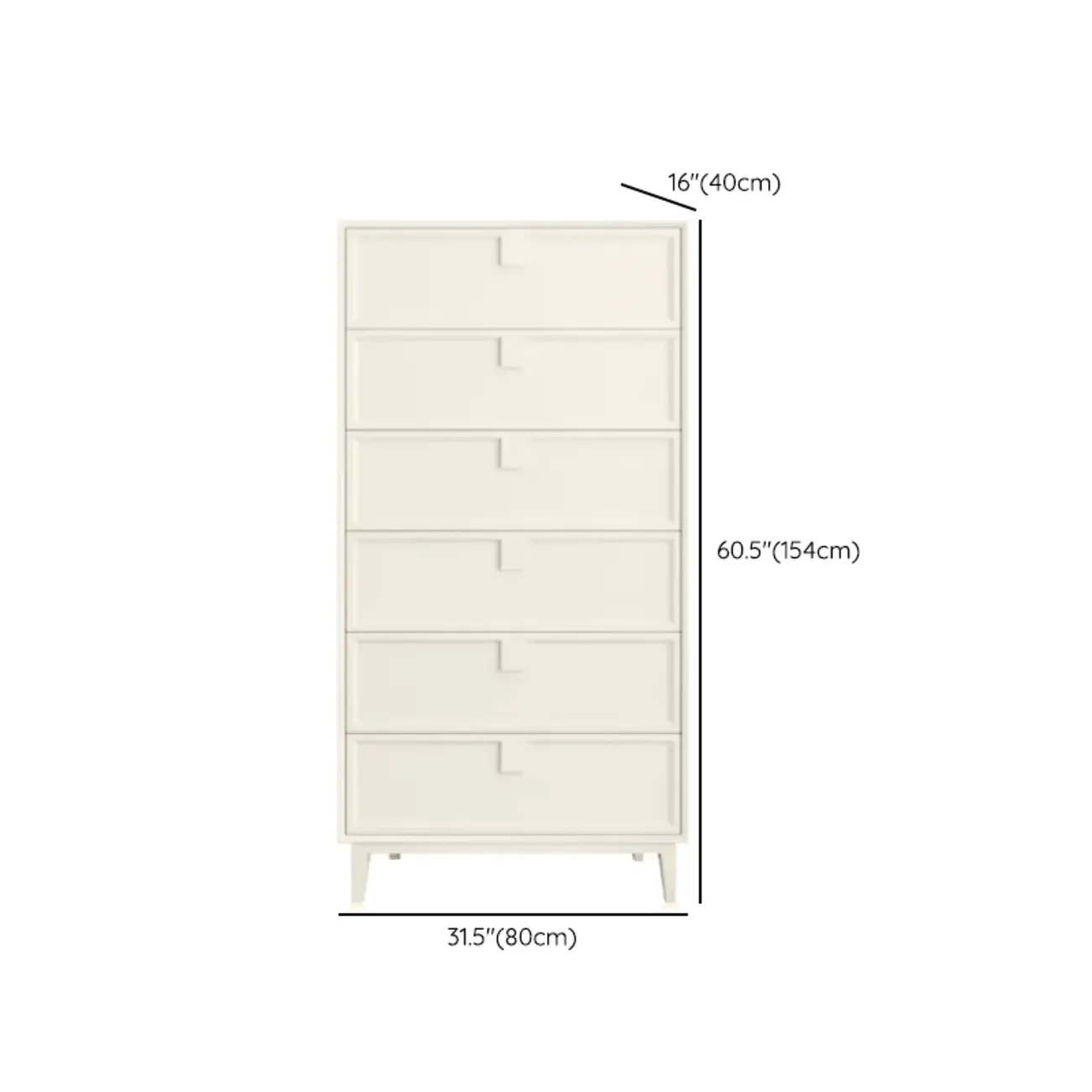 Modern White Bedroom Accent Cabinet with Multi-Size Options Image - 23 | homeyfad