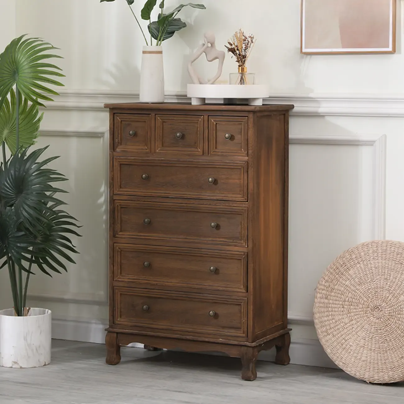 Rustic Accent Cabinet for Parlor Storage with 8 Sizes Image - 14