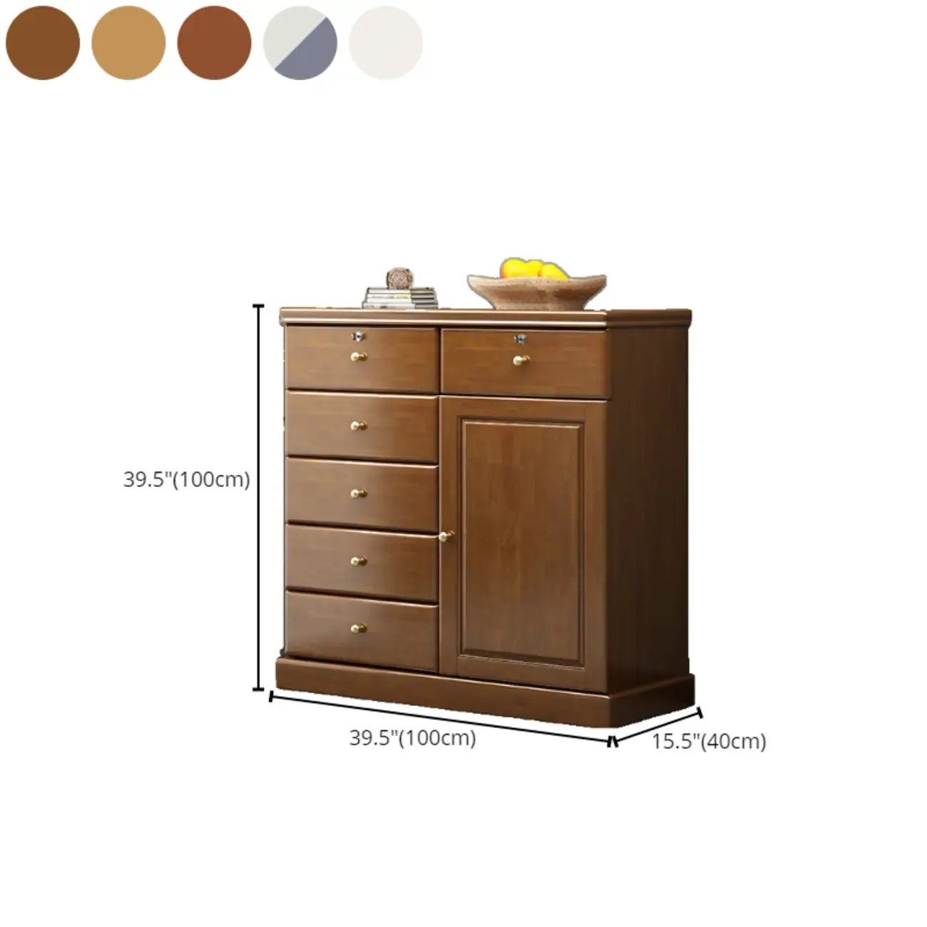 Modern Versatile Grey Wooden Cabinet for Home Storage Image - 37