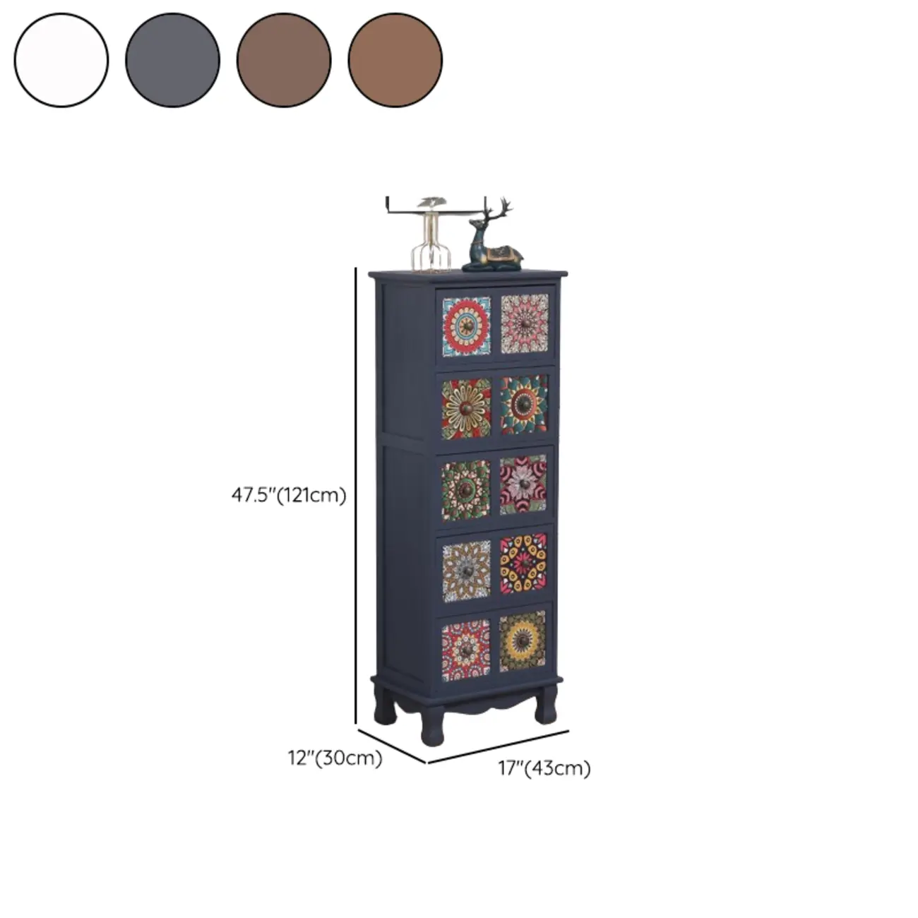 Mid-Century Modern Cabinet with Decorative patterns for Home Image - 39 | homeyfad