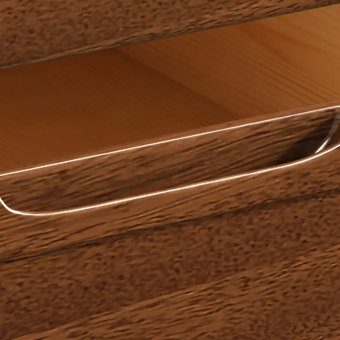 Mid-Century Solid Wood Cabinet with Freestanding Design Image - 11