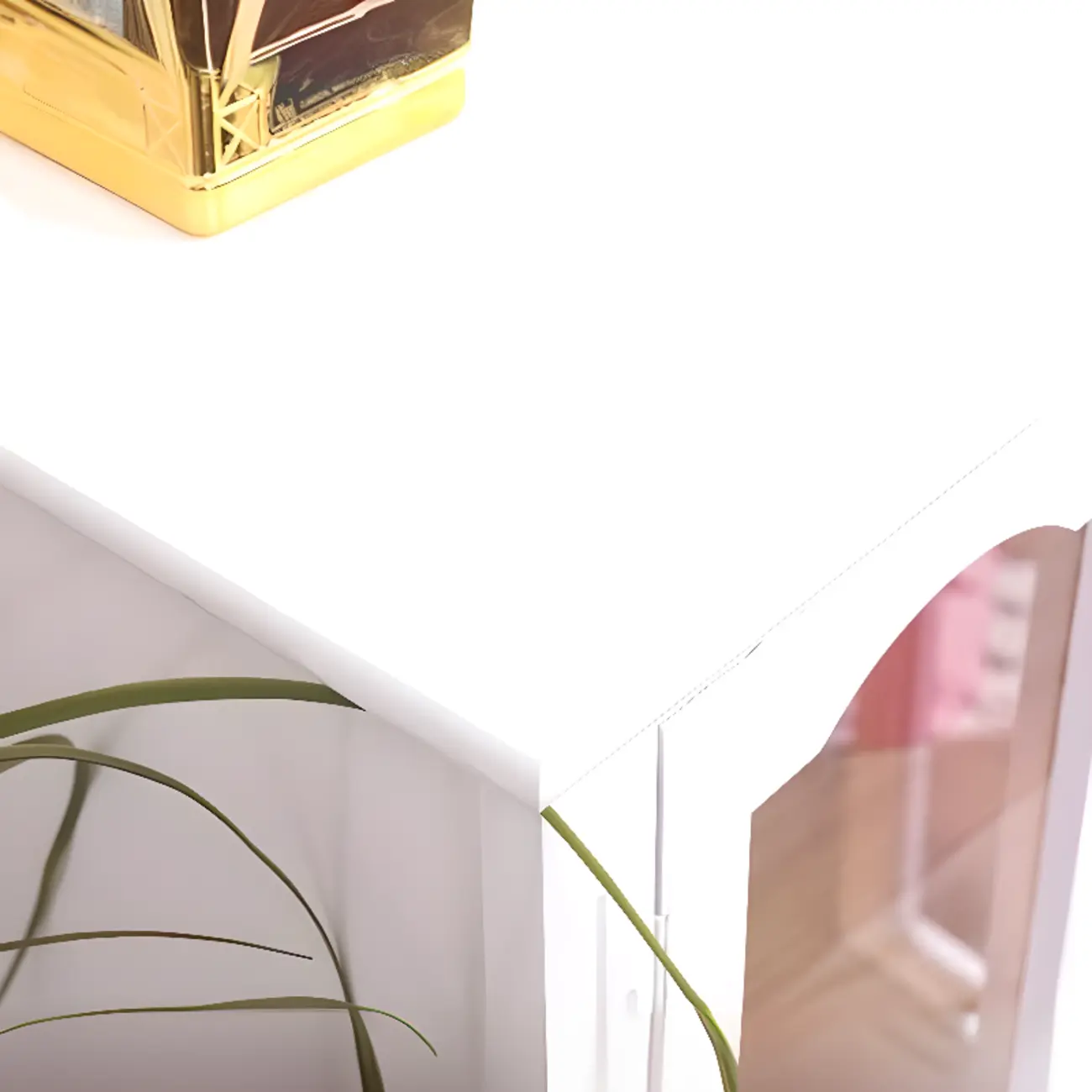 Modern Solid Wood White Cabinet for Versatile Home Storage Image - 12 | homeyfad