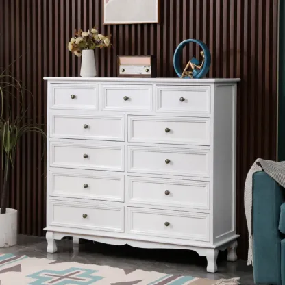 Rustic Waterproof Accent Cabinet for Living Room Storage Image - 4