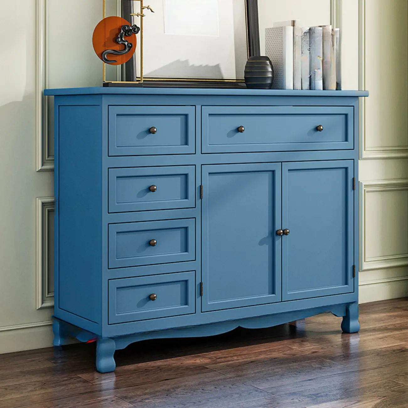 Rustic Accent Cabinet for Parlor Storage with 8 Sizes Image - 30 | homeyfad