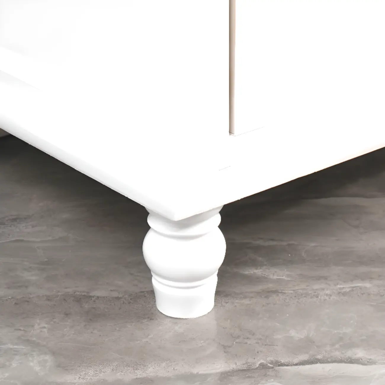 Modern Solid Wood White Cabinet for Versatile Home Storage Image - 18 | homeyfad