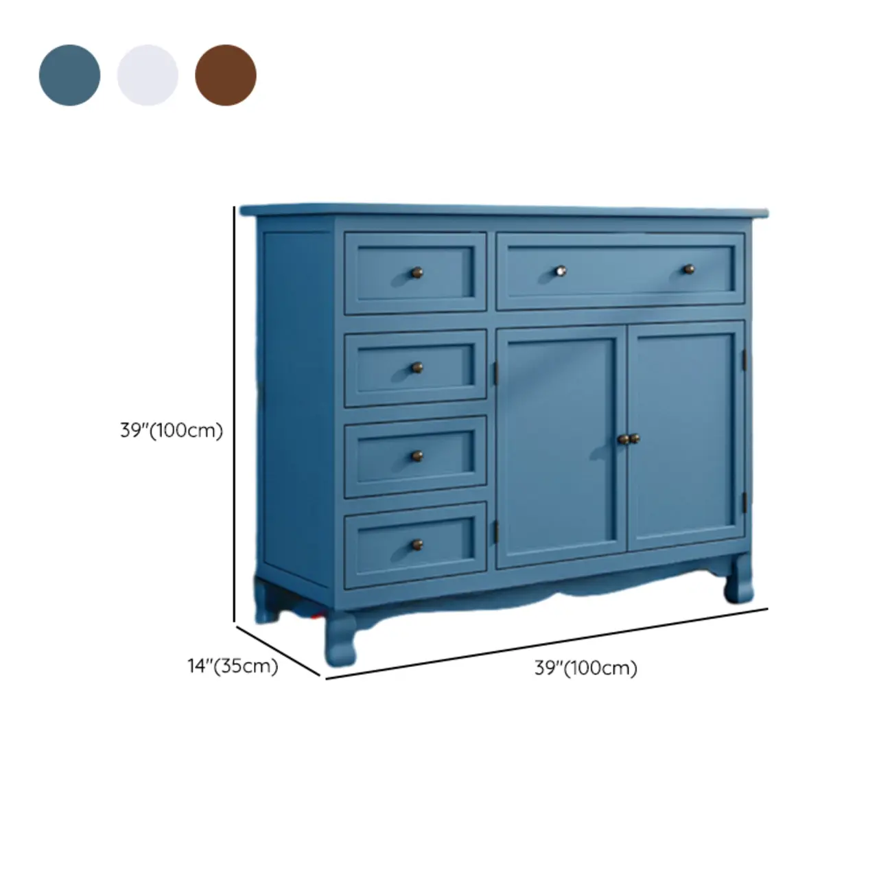 Rustic Accent Cabinet for Parlor Storage with 8 Sizes Image - 36 | homeyfad