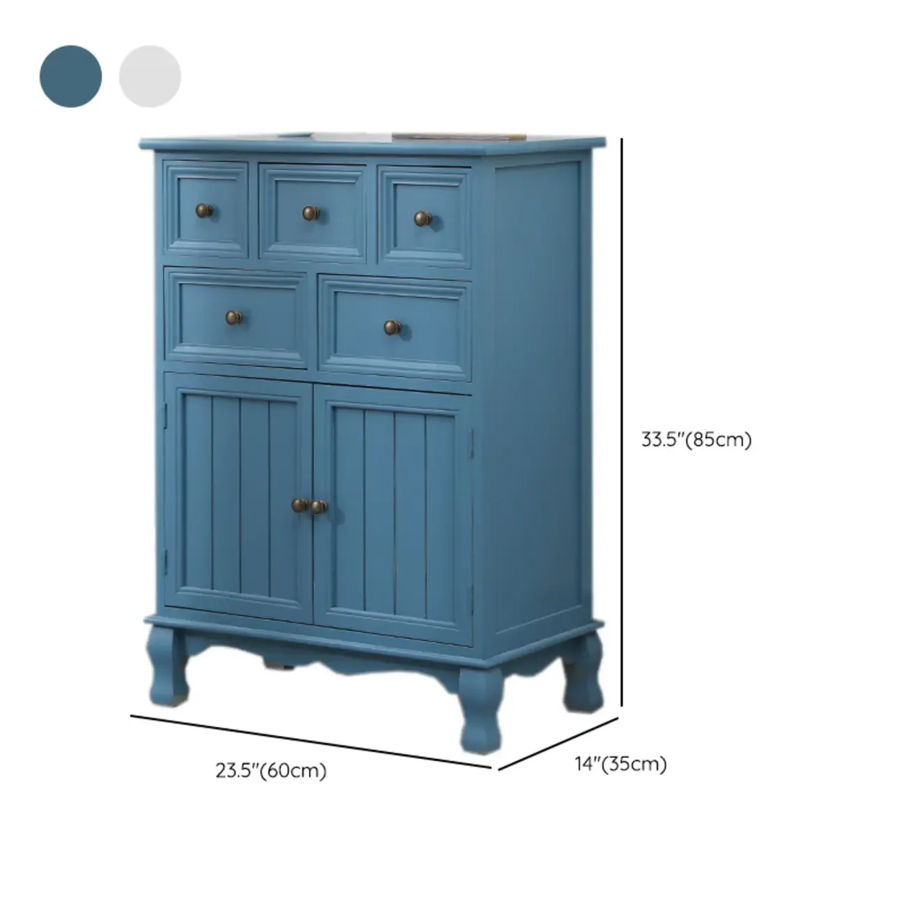 Rustic Accent Cabinet for Parlor Storage with 8 Sizes Image - 39