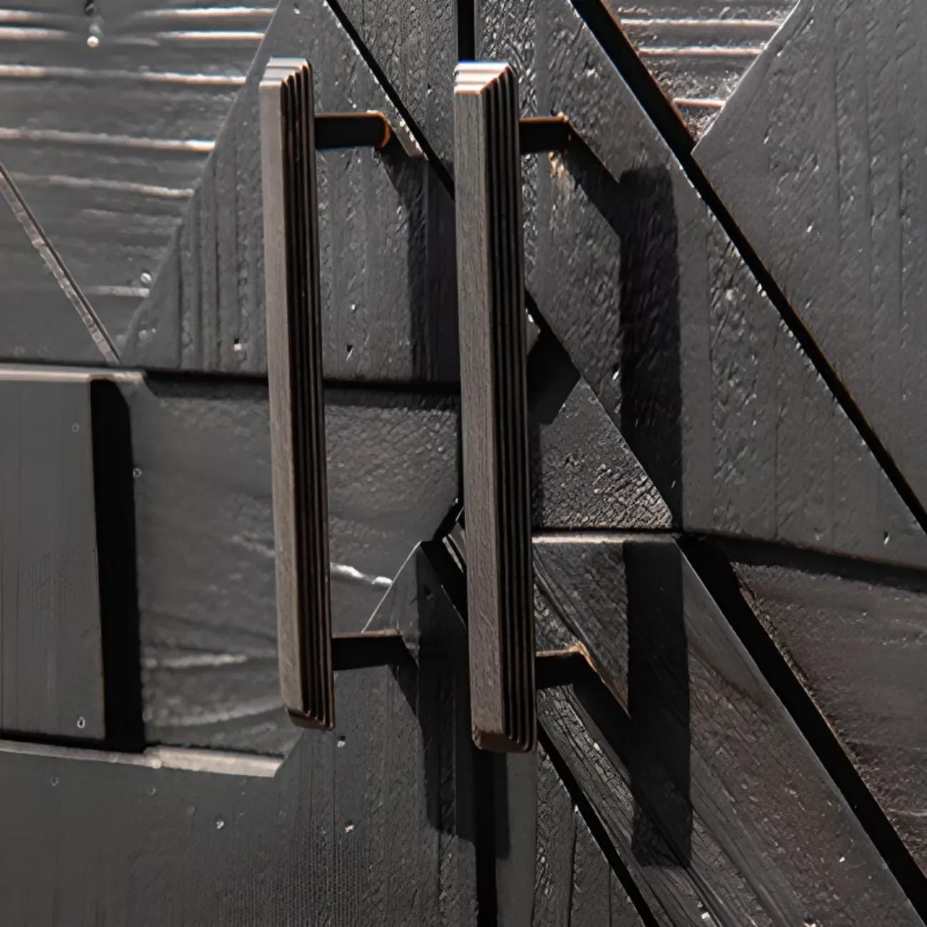 Rectangular Black Parlor Accent Cabinet with Straight Legs Image - 11