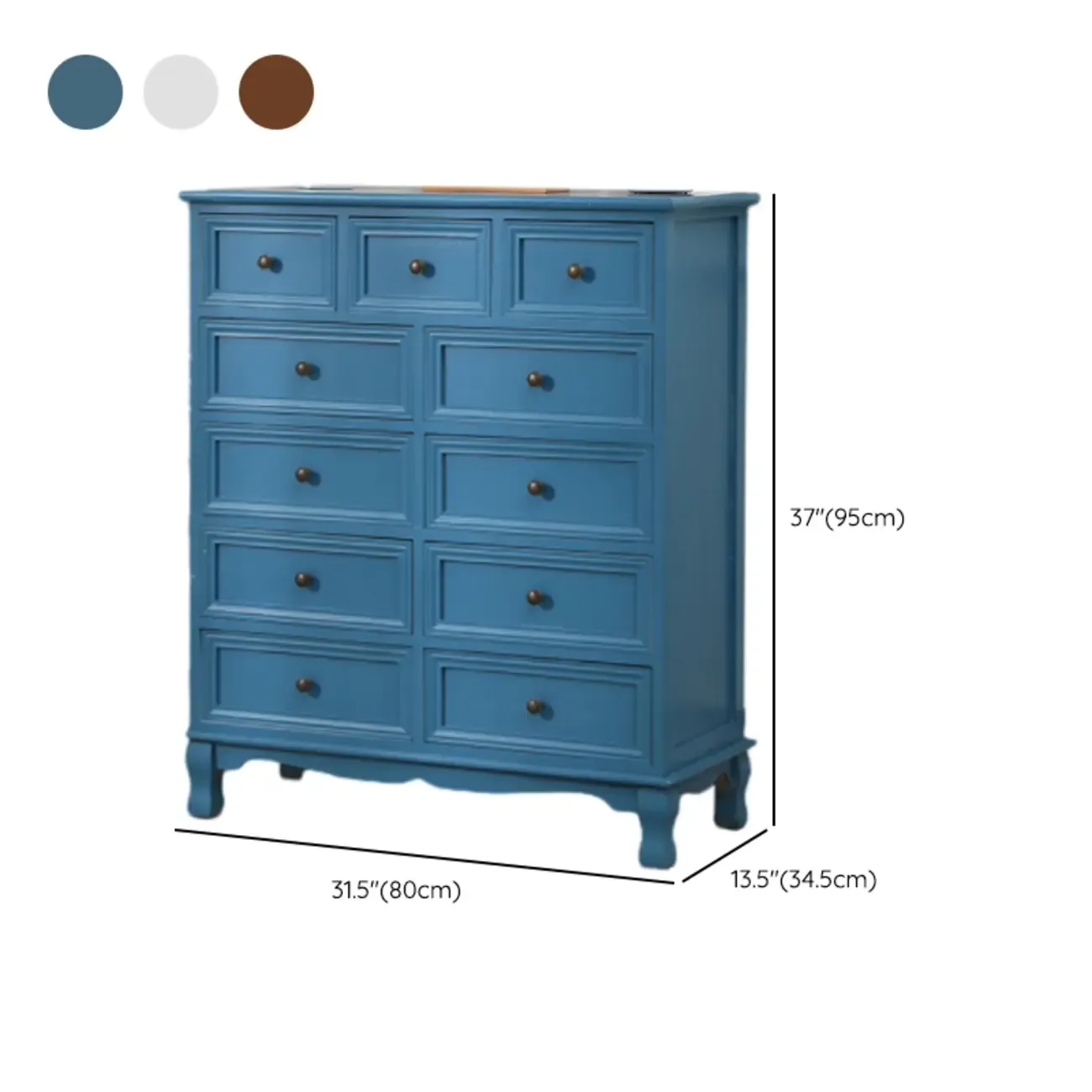 Rustic Accent Cabinet for Parlor Storage with 8 Sizes Image - 42