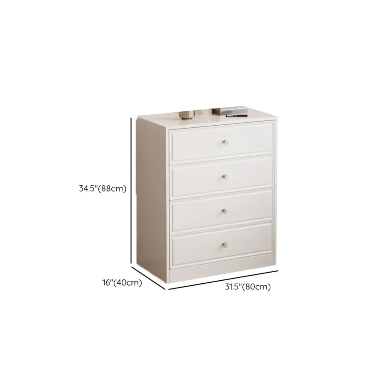 Modern Rectangular Wooden Storage Cabinet in Freestanding Image - 7