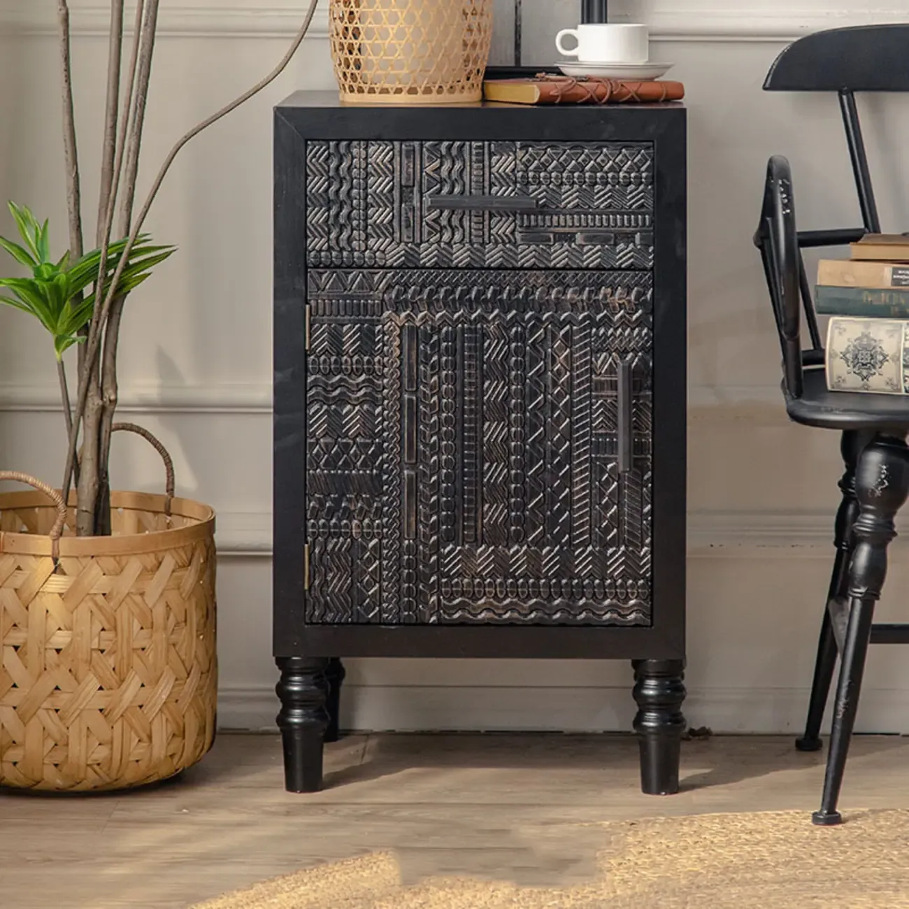 Modern Pine Sideboard with Storage for Living Room | HomeyFad