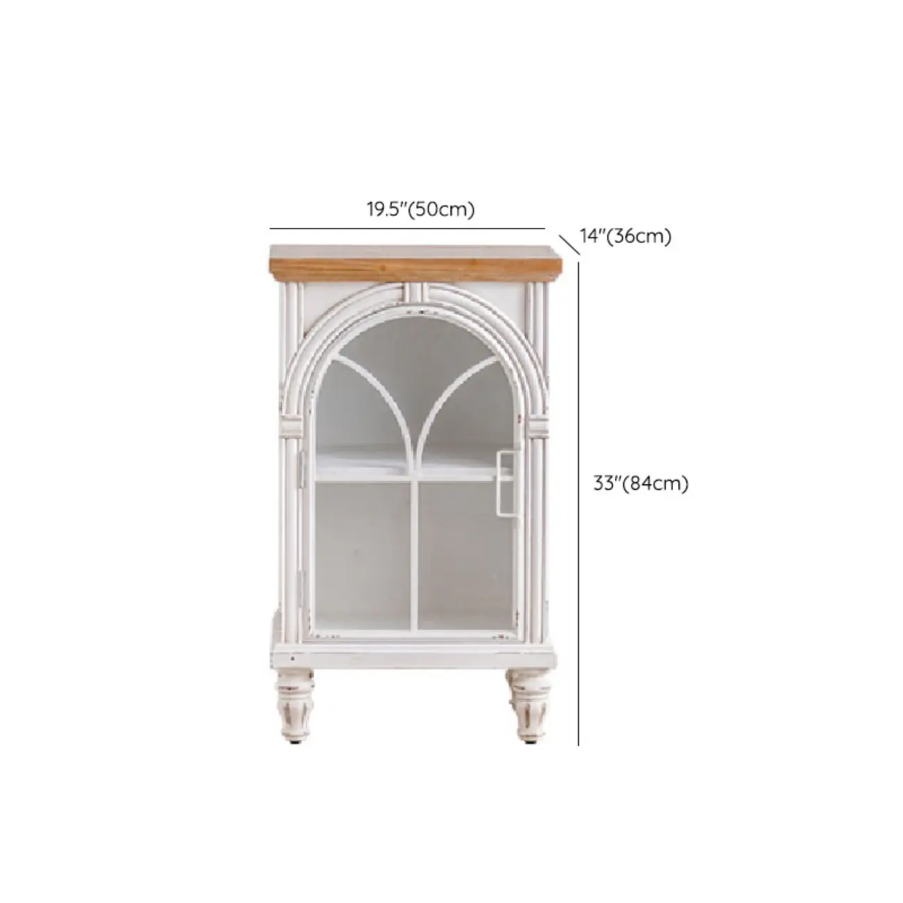 French Country Arch Storage Cabinet for Living Room Display #size | homeyfad