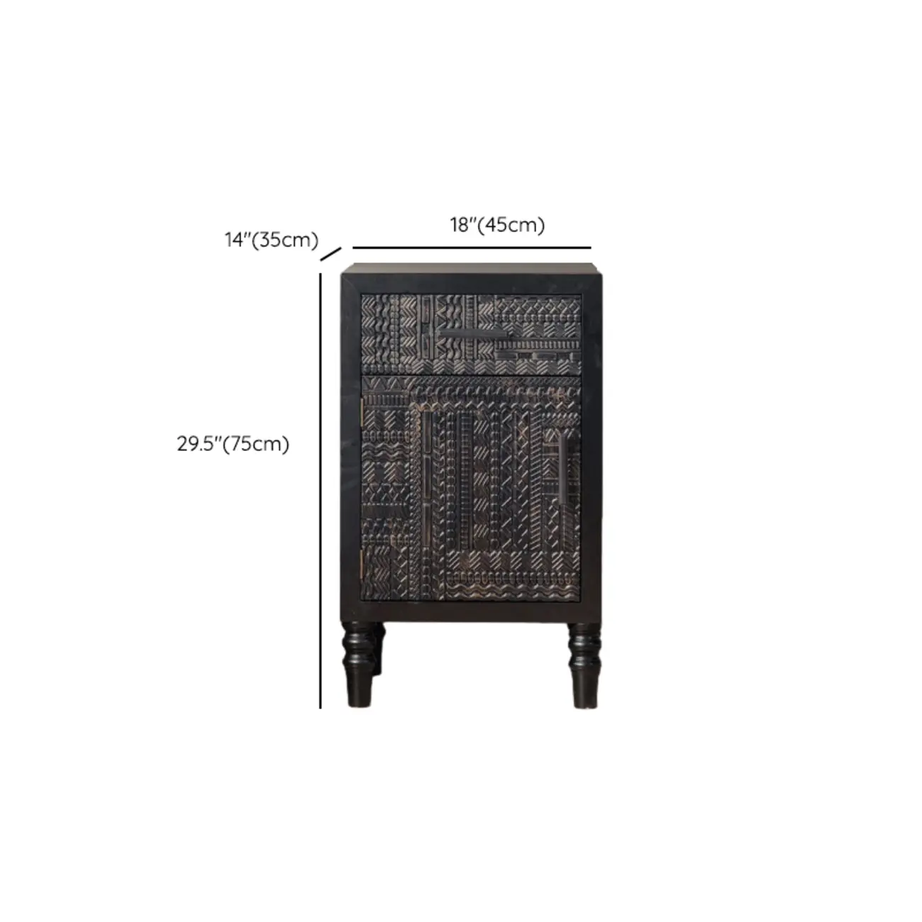 Modern Pine Sideboard with Storage for Living Room #size | homeyfad