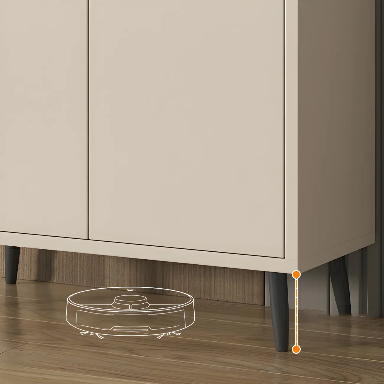 Modern Wooden Sideboard with Multi-Drawers and Cabinets Image - 15 | homeyfad