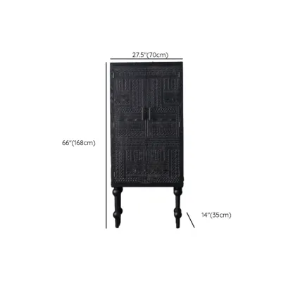 Modern Pine Sideboard with Storage for Living Room Image - 16